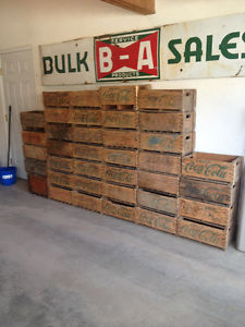 Wooden Coke crates