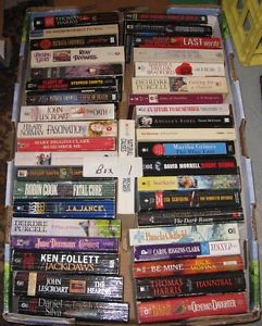 box of approx 40 books $5 for the box (box 1)