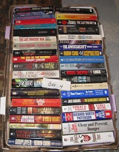box of approx 40 books $5 for the box (box 4)