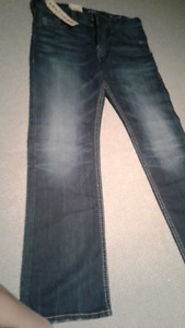 34x34 Mens Silver Jeans