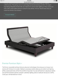 Adjustable Bed by Legatt and platt