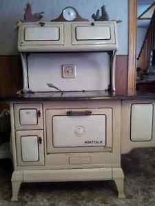 Antique wood cook stove