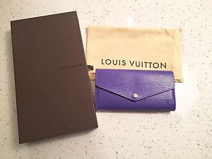 Authentic Louis Vuitton Sarah Wallet - Epi Leather (purple)