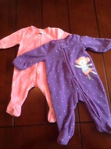 Baby girl clothing lot size 0-3 and 3 months