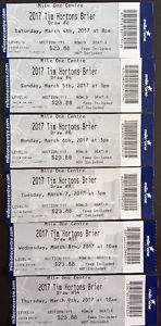 Brier Tickets/ nl not playing