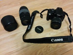 Canon EOS 350D w/mm lens and accessories