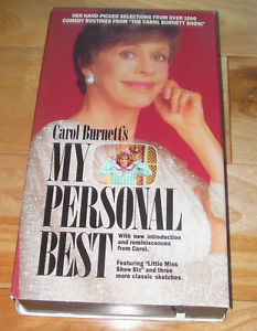 Carol Bernett's (My personal best) on VHS