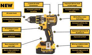 DeWalt 20v MAX DCD795 XR 1/2" Hammer Drill/Driver