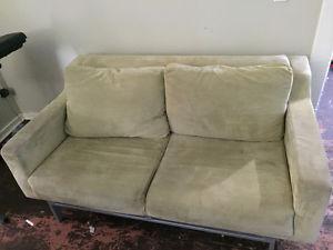 EQ3 Micro Fibre Couch $130 delivery available