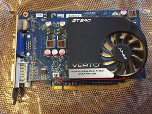 GT240 VERTO HD Graphics Card PNY
