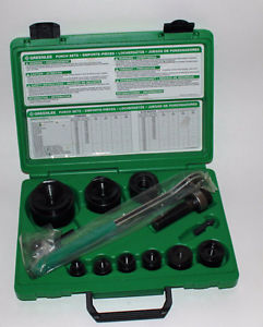 Greenlee Knockout Punch Set NEW