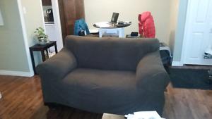 Love seat with cover