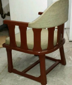 Must go chairs solid wood, price reduced.
