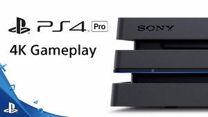 NEW PS4 PRO NEVER USED IN BOX 460!! NO GST!! 4K!!