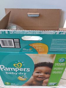 Pampers baby dry size 3 diapers