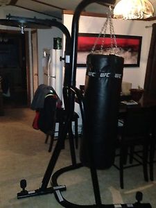 Punching bag stand