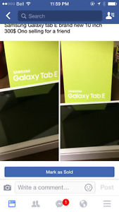 Samsung Galaxy E tablet