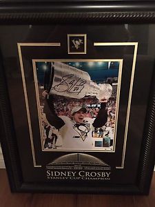 Sidney Crosby signed Stanley Cup Print