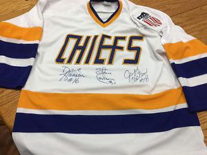 Signed Hanson brothers jersey