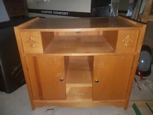 Solid Wood Multi Compartement TV Stand