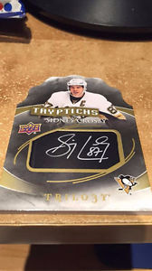  Trilogy Sidney Crosby Tryptichs Autograph #/20