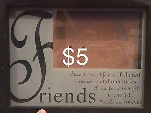 Variety of 'friends' picture frames