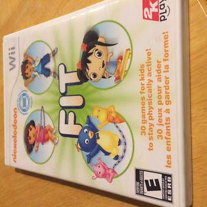 Wii Nickelodeon fit game