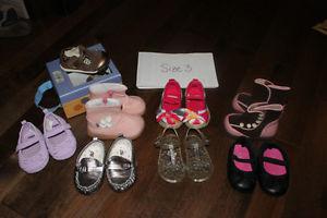 baby girl size 3 shoes