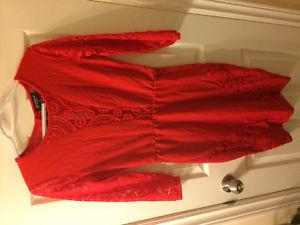 brand new red dress
