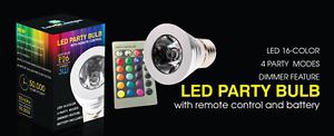 led party bulb with remote