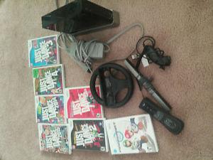 nintendo wii and games $80