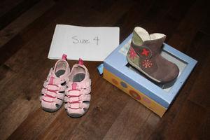 size 4 baby girl shoes