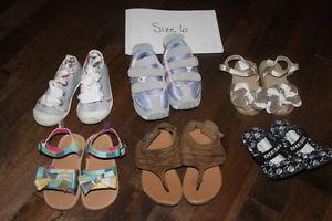 toddler girl size 6 shoes, 6W and 6.5