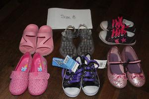 toddler girl size 8 shoes