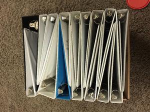16 clear sleeved binders