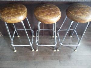 3 bar chairs, good condition, total $
