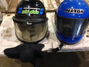 4 snowmobile helmets for sale