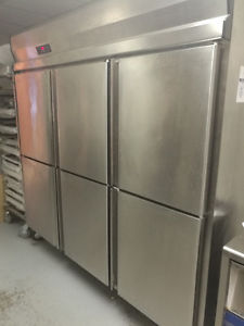 6-door commercial fridge