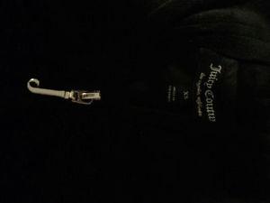 AUTHENTIC BLACK JUICY COUTURE ZIP UP HOODIE SMALL