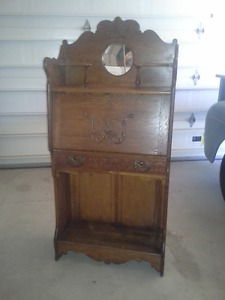 Antique Oak Dropleaf Desk