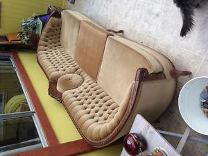 Antique sofa and chair set