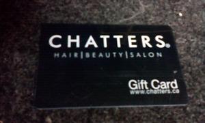 Chatters $30 gift card