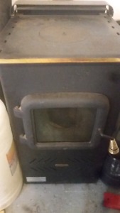 Drolet gravity fed oil stove