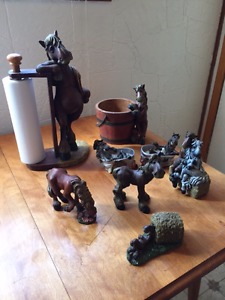 Elmer & Ellie Horse Figurines