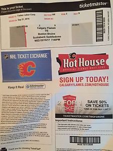 Flames vs. Bruins tickets