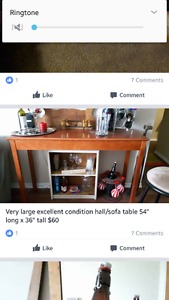 Large hall table