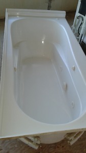 Maax Acrylic whirlpool bathtub.