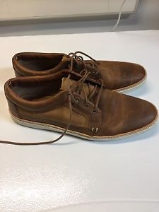 Men's brown leather shoes