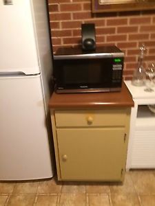 Microwave and stand
