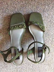 New Olive Green Sandals